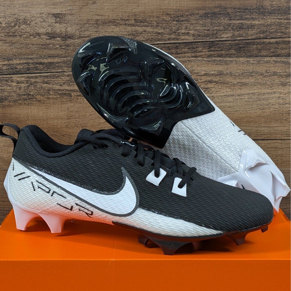 Nike Vapor Edge Speed 360 2 Men's 11.5 Black White Football Cleats DA5455-001